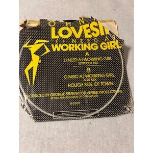 Johnny Lovesin I Need A Working Girl 12" Vinyl Single 1983 Canada SP-23017 Good